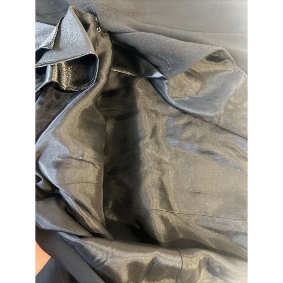 J.R. Nites Black Satin Trim Jacket Size 16 - Picture 4 of 7